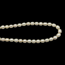 Pearl White June Birthstone Button Plain Pearly Necklace