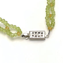 Peridot Natural Facet Cut Rondelle with Citrine Rondelle Beads Gemstone Bracelet