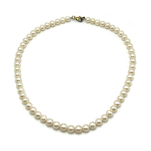 Pearl Chic Cream Plain Necklace June Birthstone