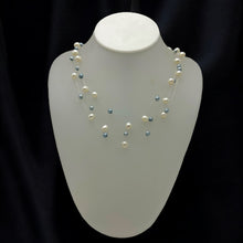 Pearl Classic Two-Tone Station Style Necklace