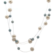 Pearl Classic Two-Tone Station Style Necklace