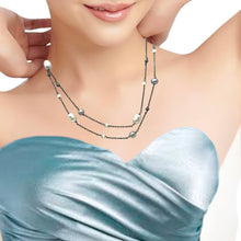 Pearl Classic Station Style Necklace Jewelry