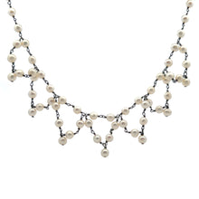 Pearl Elegant White Festoon Style Necklace