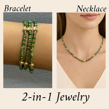 Royal Emerald Natural 4mm with 925 Sterling Silver Station Necklace Faceted Rondelle Beaded Gemstone Charms May Birthstone