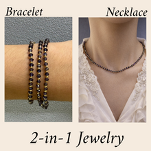 4mm Natural Iolite with 925 Sterling Silver Station Necklace Faceted Rondelle Beaded Gemstone Plain Silver Ball Charms Intuition Stone