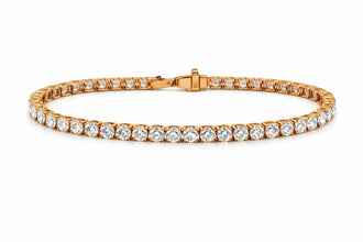 Luxury Premium White Cubic Zirconia Tennis Bracelet in White Sterling Silver 3.75mm CZ Stones 7.48’’ Jewelry - Bracelet