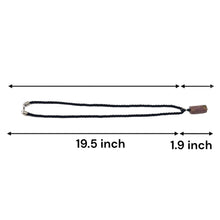 Natural Jasper Gemstone 25mm Hexagon Shape With Black Twisted Cord Pendant Necklace Known For Grounding Protection And Harmony