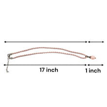 Glass Stone Pendant Light Pink Color Drop Shape 16mm Twisted Cord Fashion Unisex Necklace Symbol Of Soft Modern Elegance