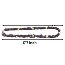 Handcrafted Garnet Drop Bead with Natural Pearl Accents Elegant Gemstone 17.7
