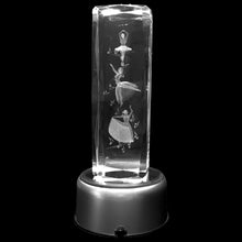 3D Crystal Dancing Ballet Lamp Dancing Inspiration