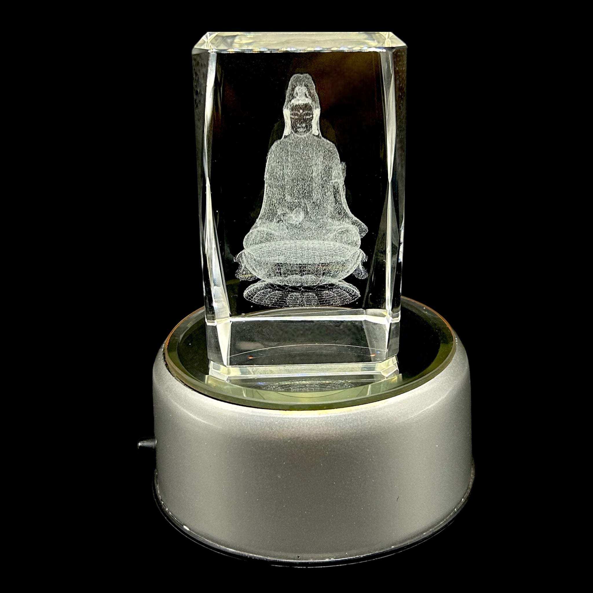 3D Crystal Sitting Buddha Lamp Enlightenment