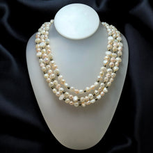 Pearl Chic Multi Layered Fancy Plain Necklace