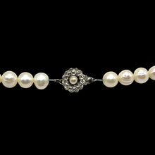 Pearl White Plain Ringed June Birthstone Necklace