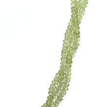 Natural Handmade Necklace Peridot Gemstone Multi Twisted Beaded Jewelry