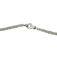 Natural Handmade Necklace Labradorite Gemstone Single Strand Beaded Jewelry