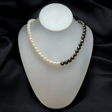 Classic White Brown Pearl June Birthstone Plain Necklace