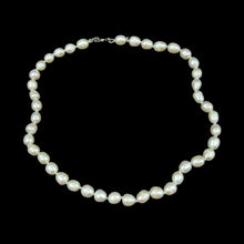 Classic Plain Pearl June Birthstone Necklace