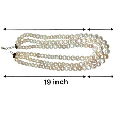 Classic Multi layered Plain Pearl Necklace