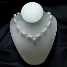 Classic Plain Pearl Station Necklace