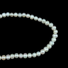 Chic White Plain Pearl Birthstone Necklace