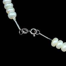 Classic Plain Pearl Station Necklace