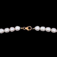 Classic Plain White Pearl June Birthstone Necklace