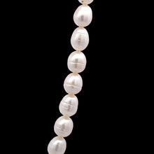 Classic Plain White Pearl June Birthstone Necklace