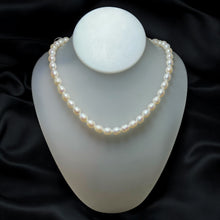 Classic Plain White Pearl June Birthstone Necklace