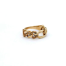 18K Yellow Gold Swirl Ring Mounting