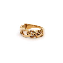 18K Yellow Gold Swirl Ring Mounting