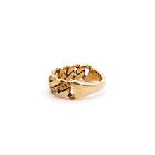 18K Yellow Gold Swirl Ring Mounting