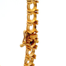 18K Yellow Gold Bracelet Tennis Mounting