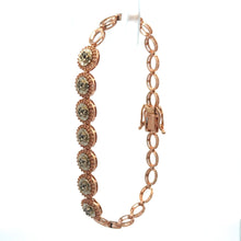 18K Pink Gold Vintage Inspired DC Bracelet Mounting