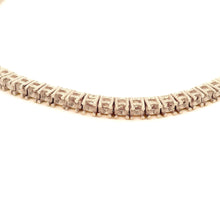 18K Yellow Gold Custom Tennis Bracelet Mounting