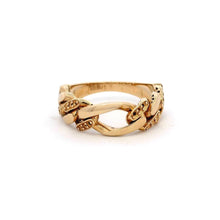 18K Yellow Gold Swirl Ring Mounting