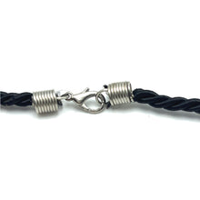 Natural Howlite Gemstone 16mm Ball With Black Twisted Cord Pendant Necklace Best Known For Peaceful Sleep And Calming Energy