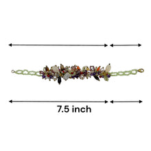 Mix Natural Semiprecious Beads Multi Colored Gemstone Bracelet