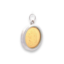 Tri-Dhatu Ganesh Lakshmi Pendant – Handcrafted Hindu Religious Talisman in Gold, Silver & Copper for Prosperity, Wisdom & Sacred Blessings Gift