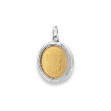 Tri-Dhatu Ganesh Lakshmi Pendant – Handcrafted Hindu Religious Talisman in Gold, Silver & Copper for Prosperity, Wisdom & Sacred Blessings Gift