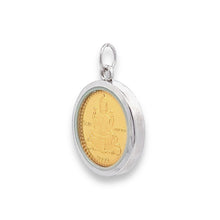 Tri-Dhatu Ganesh Lakshmi Pendant – Handcrafted Hindu Religious Talisman in Gold, Silver & Copper for Prosperity, Wisdom & Sacred Blessings Gift