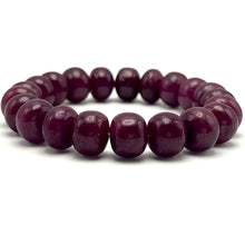 Natural Ruby Bracelet | Smooth 11mm Rondelle Beads 21 Pcs 236 Carats | Rich Crimson Red VVS Clarity | Unisex Gift Gemstone Jewelry