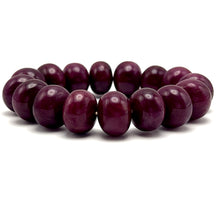 Natural Ruby Bracelet | Smooth 15–16mm Rondelle Beads 16 Pcs 486 Carats | Crimson Red VVS Clarity | Precious Gemstone Jewelry