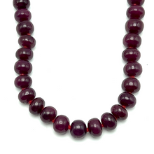 High End Natural Ruby Necklace Statement Piece Rondelle 11-13mm Plain Cut VVS Clarity Crimson Color Gemstone Jewelry For Success, Confidence & Courage