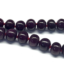 Natural Ruby Necklace | Smooth 11-13mm Rondelle Beads 60 Pcs 1010 Carats | Rich Crimson Red VVS Clarity | 25 Inch Heirloom-Style Gemstone Jewelry