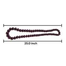 Natural Ruby Necklace | Smooth 11-13mm Rondelle Beads 60 Pcs 1010 Carats | Rich Crimson Red VVS Clarity | 25 Inch Heirloom-Style Gemstone Jewelry