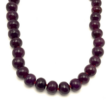 Natural Ruby Heirloom Necklace Statement Rondelle 11-13mm Plain Cut VVS Clarity Crimson Color Gemstone Jewelry For Strength, Protection & Stability