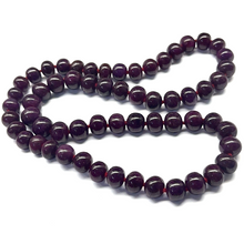 Natural Ruby Necklace | Smooth 11-13mm Rondelle Beads 60 Pcs 1010 Carats | Rich Crimson Red VVS Clarity | 25 Inch Heirloom-Style Gemstone Jewelry