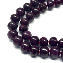 Natural Ruby Necklace | Smooth 11-13mm Rondelle Beads 60 Pcs 1010 Carats | Rich Crimson Red VVS Clarity | 25 Inch Heirloom-Style Gemstone Jewelry