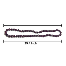 Natural Ruby Beaded Necklace | Rondelle Smooth 10-11mm Beads 69 Pcs 804 Carats | Crimson Red VVS Clarity | 25.4 Inch Premium Gemstone Jewelry