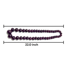 Natural Authentic Ruby Necklace | Smooth 12-19mm Rondelle Beads 81 Pieces 1183 Carats | Rich Crimson Red VVS Quality | 22 Inch Collector-Grade Gemstone Jewelry